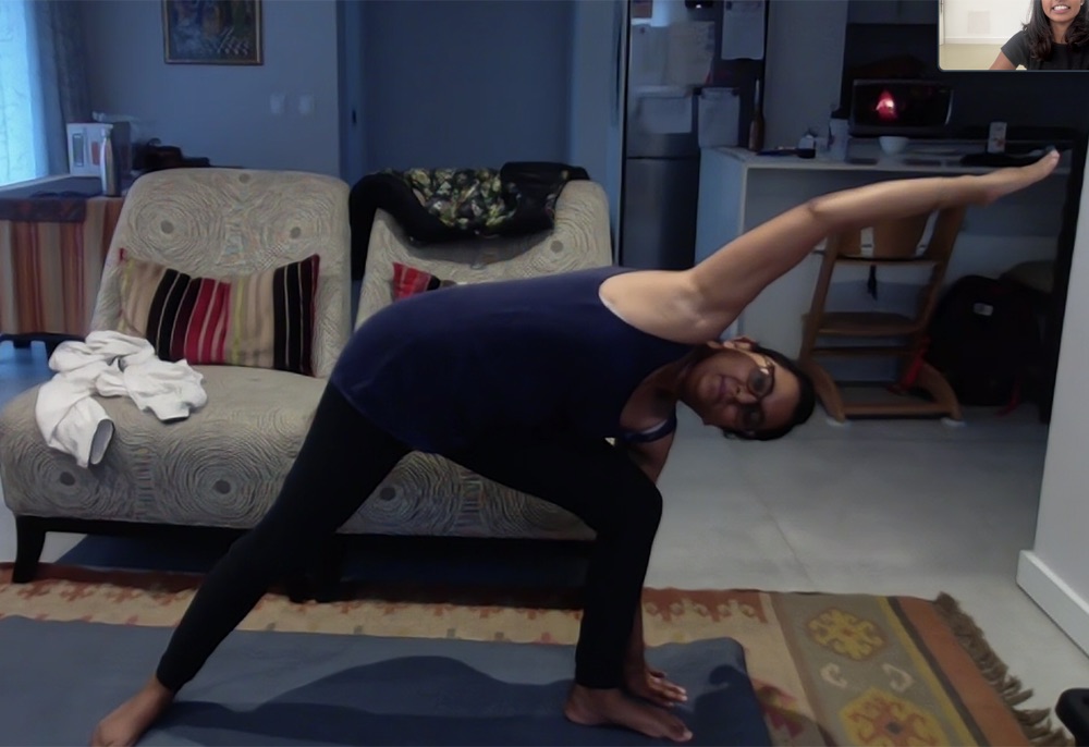 Pose alignment, before cue